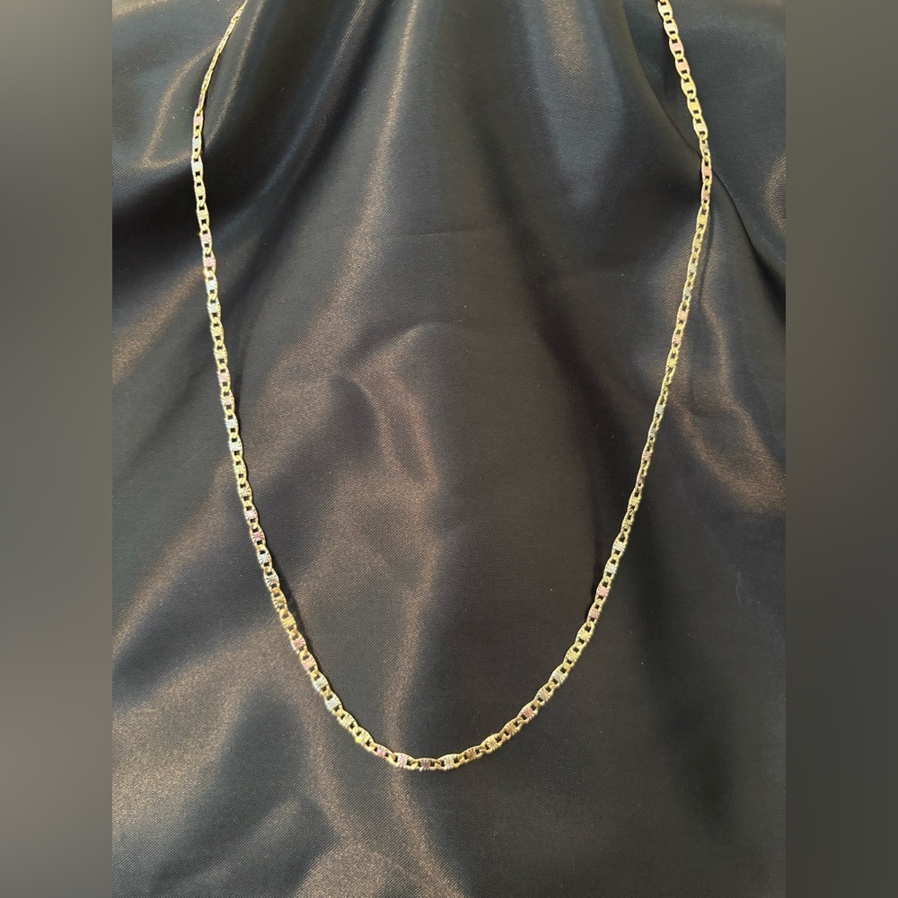 NEW Tri-color Gold Plated Necklace